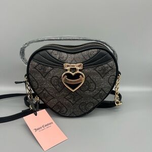 Juicy couture precious moments heart crossbody purse